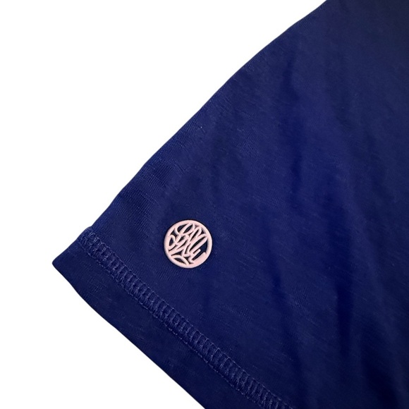 Lilly Pulitzer Navy Crash the Bash Luxletic Weekender Legging and Kai Tank S XS - Picture 15 of 16